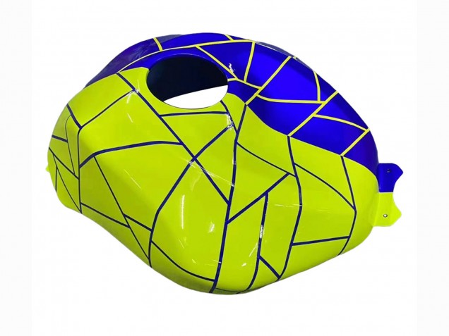 2019-2022 Kawasaki ZX6R Motorcycle Fairings - Blue Yellow Canada for Sale