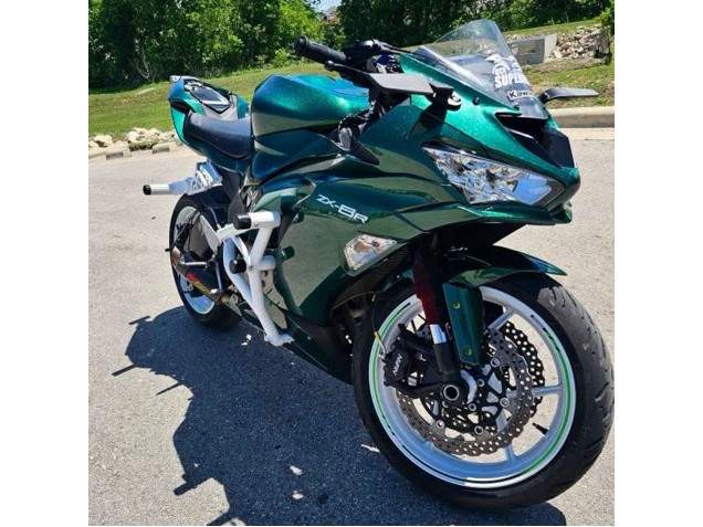 2019-2022 Kawasaki ZX6R Motorcycle Fairings - Dark Green Canada for Sale