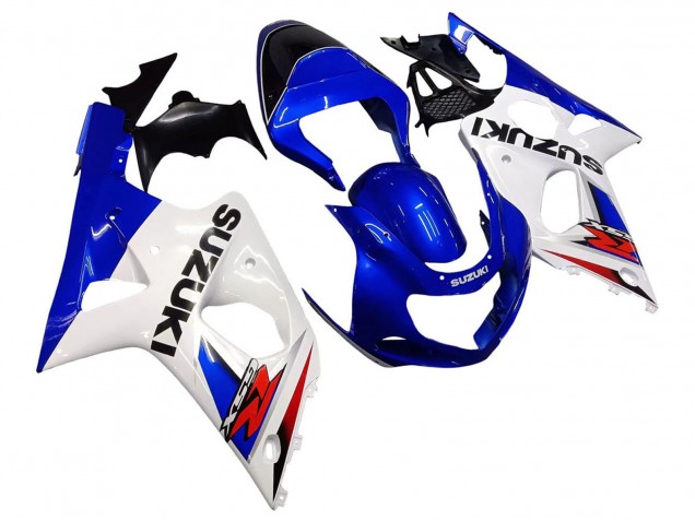 2000-2002 Suzuki GSXR1000 Motorcycle Fairings - White Blue Red Canada for Sale
