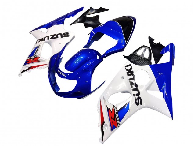 2000-2002 Suzuki GSXR1000 Motorcycle Fairings - White Blue Red Canada for Sale