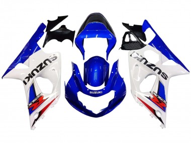 2000-2002 Suzuki GSXR1000 Motorcycle Fairings - White Blue Red Canada for Sale