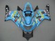 2000-2002 Suzuki GSXR1000 Motorcycle Fairings - Light Blue Yellow Black Motul Rizla Canada for Sale