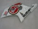 2000-2002 Suzuki GSXR1000 Motorcycle Fairings - White Red Lucky Strike Canada for Sale