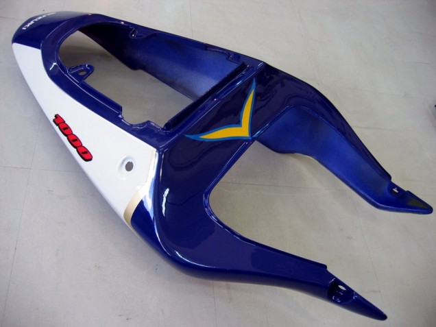 2000-2002 Suzuki GSXR1000 Motorcycle Fairings - Yellow Dark Blue White Motul Corona Canada for Sale