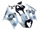 2003-2004 Suzuki GSXR 1000 Motorcycle Fairings - White Black Gold Motul Lucky Strike Canada for Sale