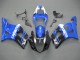 2003-2004 Suzuki GSXR 1000 Motorcycle Fairings - Blue White Black Canada for Sale