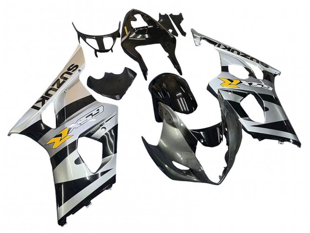 2003-2004 Suzuki GSXR 1000 Motorcycle Fairings - Glossy Black Silver Grey Yellow Canada for Sale