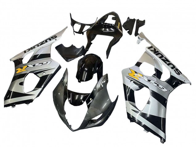 2003-2004 Suzuki GSXR 1000 Motorcycle Fairings - Glossy Black Silver Grey Yellow Canada for Sale