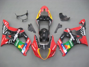 2003-2004 Suzuki GSXR 1000 Motorcycle Fairings - Red Yellow Blue Green Black JOMO Canada for Sale