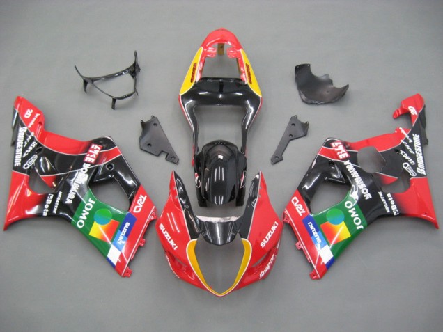 2003-2004 Suzuki GSXR 1000 Motorcycle Fairings - Red Yellow Blue Green Black JOMO Canada for Sale