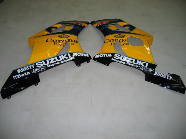 2003-2004 Suzuki GSXR 1000 Motorcycle Fairings - Yellow White Blue Black Corona Canada for Sale