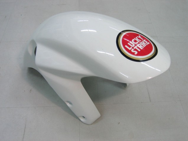 2003-2004 Suzuki GSXR 1000 Motorcycle Fairings - White Red Motul Lucky Strike Canada for Sale