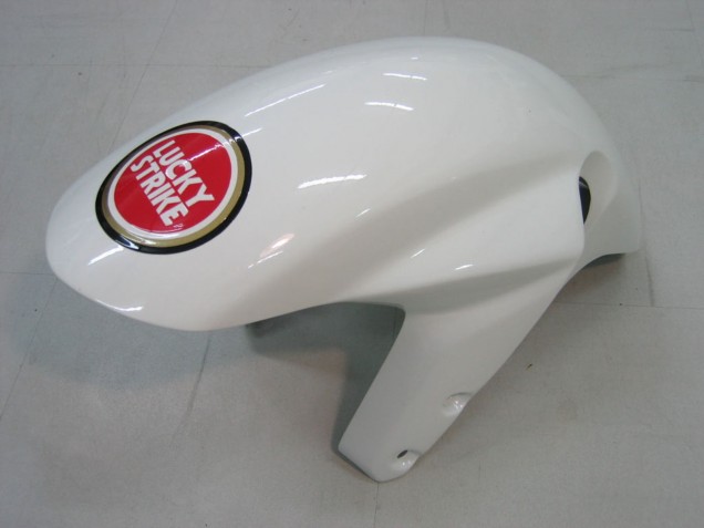 2003-2004 Suzuki GSXR 1000 Motorcycle Fairings - White Red Motul Lucky Strike Canada for Sale