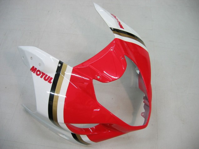 2003-2004 Suzuki GSXR 1000 Motorcycle Fairings - White Red Motul Lucky Strike Canada for Sale