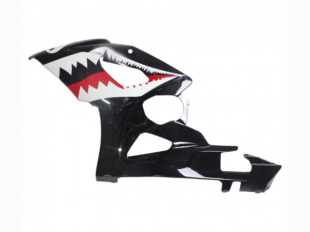 2005-2006 Suzuki GSXR 1000 Motorcycle Fairings - Glossy Black Red White Shark Canada for Sale