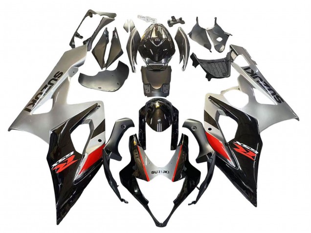 2005-2006 Suzuki GSXR 1000 Motorcycle Fairing - Black Grey Red Canada for Sale