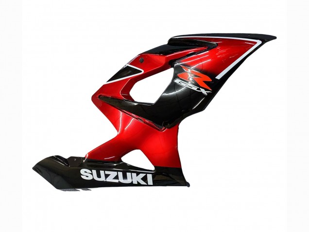2005-2006 Suzuki GSXR 1000 Motorcycle Fairings - Red Glossy Black Canada for Sale
