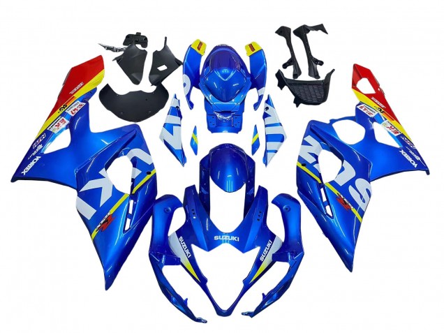 2005-2006 Suzuki GSXR 1000 Motorcycle Fairings - Blue Yellow Red White Canada for Sale