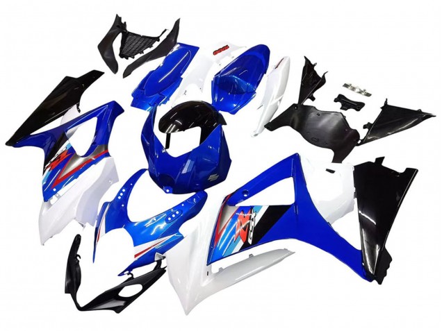 2007-2008 Suzuki GSXR 1000 Motorcycle Fairings - White Blue Black Red Canada for Sale
