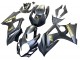 2007-2008 Suzuki GSXR 1000 Motorcycle Fairings - Matte Black Gold Decal Canada for Sale