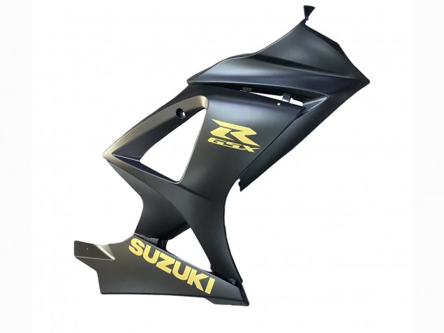 2007-2008 Suzuki GSXR 1000 Motorcycle Fairings - Matte Black Gold Decal Canada for Sale