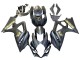 2007-2008 Suzuki GSXR 1000 Motorcycle Fairings - Matte Black Gold Decal Canada for Sale
