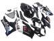 2007-2008 Suzuki GSXR 1000 Motorcycle Fairings - Glossy Black White West Canada for Sale