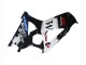 2007-2008 Suzuki GSXR 1000 Motorcycle Fairings - Glossy Black White West Canada for Sale