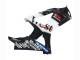 2007-2008 Suzuki GSXR 1000 Motorcycle Fairings - Glossy Black White West Canada for Sale