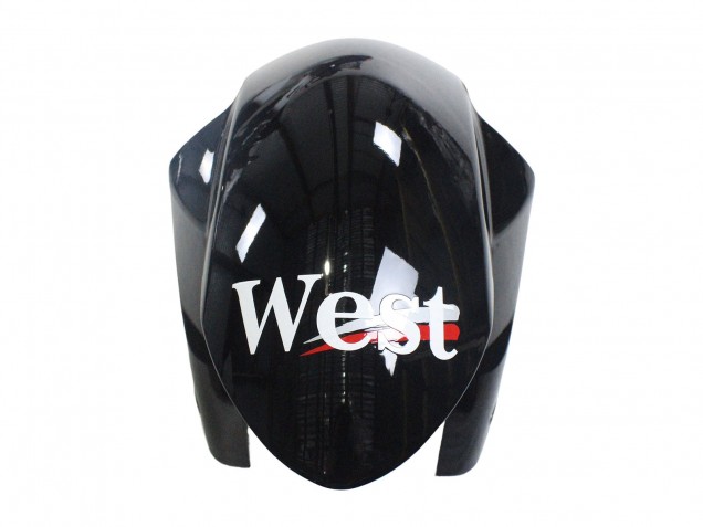 2007-2008 Suzuki GSXR 1000 Motorcycle Fairings - Glossy Black White West Canada for Sale