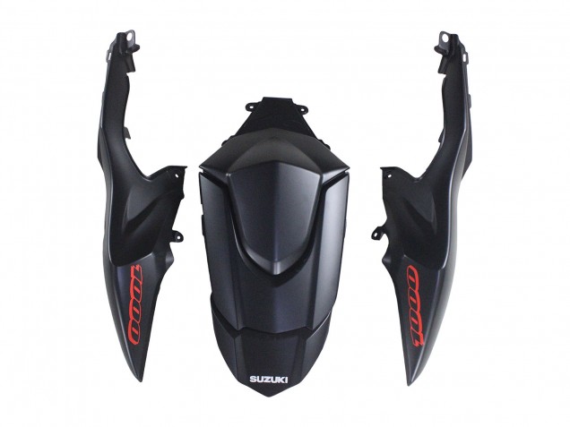 2007-2008 Suzuki GSXR 1000 Motorcycle Fairings - Matte Black Red Decal Canada for Sale