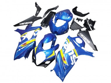 2007-2008 Suzuki GSXR 1000 Motorcycle Fairings - Blue Yellow Black Canada for Sale