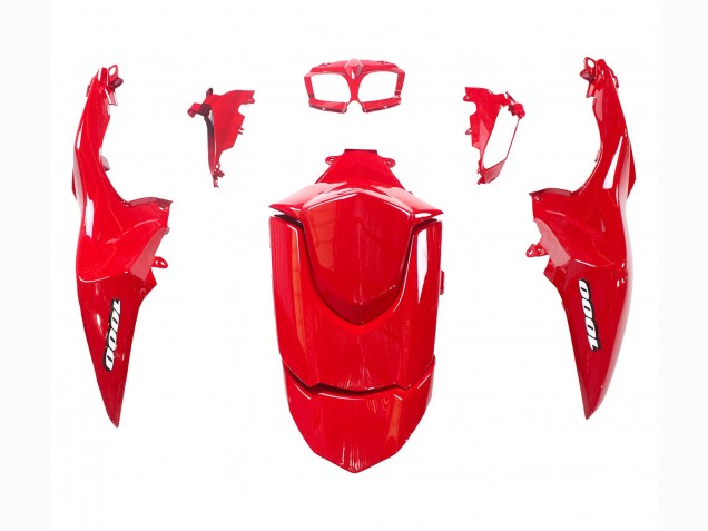 2009-2016 Suzuki GSXR 1000 Motorcycle Fairing Kits - Glossy Black Red Canada for Sale