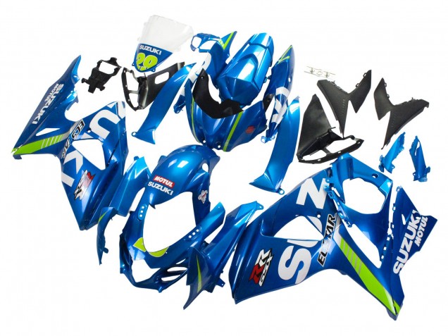 2009-2016 Suzuki GSXR 1000 Motorcycle Fairings - Light Blue Green Motul 29 Ecstar Canada for Sale