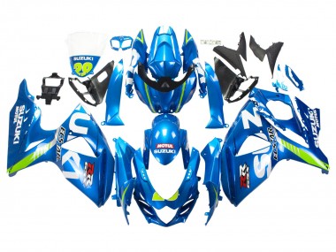 2009-2016 Suzuki GSXR 1000 Motorcycle Fairings - Light Blue Green Motul 29 Ecstar Canada for Sale