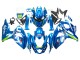 2009-2016 Suzuki GSXR 1000 Motorcycle Fairings - Light Blue Green Motul 29 Ecstar Canada for Sale