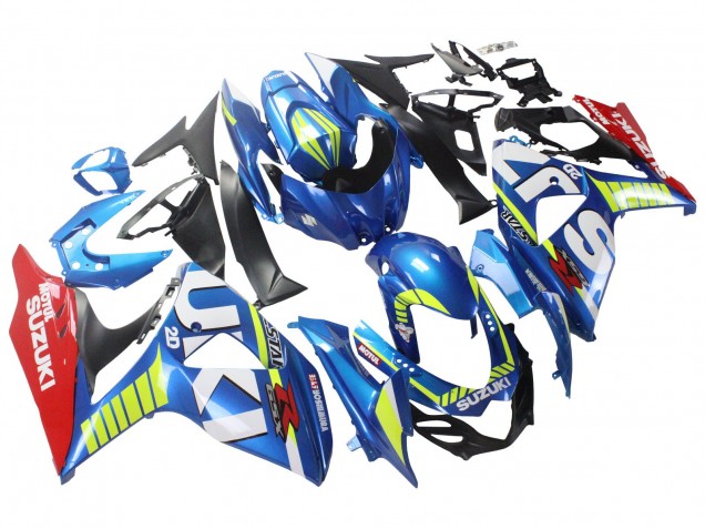 2009-2016 Suzuki GSXR 1000 Motorcycle Fairings - Light Blue Green Red Motul Canada for Sale
