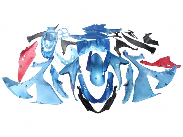 2009-2016 Suzuki GSXR 1000 Motorcycle Fairings - Light Blue Green Red Motul Canada for Sale