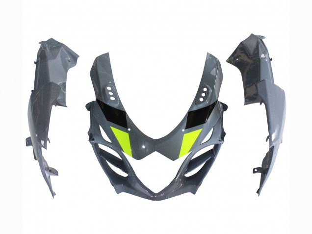 2009-2016 Suzuki GSXR 1000 Motorcycle Fairings - Grey Neon Yellow Black Motul Canada for Sale
