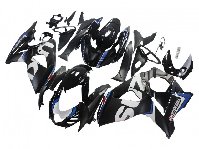 2009-2016 Suzuki GSXR 1000 Motorcycle Fairings - Matte Black White Blue Canada for Sale