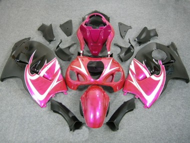 1996-2007 Suzuki GSXR 1300 Hayabusa Motorcycle Fairings - Pink White Black Canada for Sale