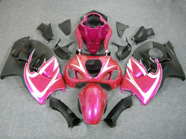 1996-2007 Suzuki GSXR 1300 Hayabusa Motorcycle Fairings - Pink White Black Canada for Sale