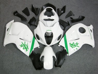 1996-2007 Suzuki GSXR 1300 Hayabusa Motorcycle Fairings - White Green Canada for Sale