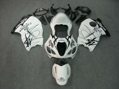 1996-2007 Suzuki GSXR 1300 Hayabusa Motorcycle Fairings - White Black Corona Canada for Sale