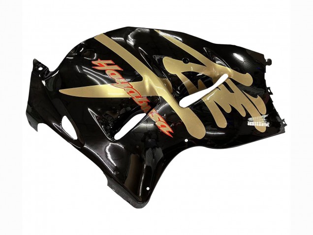 1996-2007 Suzuki GSXR 1300 Hayabusa Motorcycle Fairings - Glossy Black Gold Hayabusa Canada for Sale