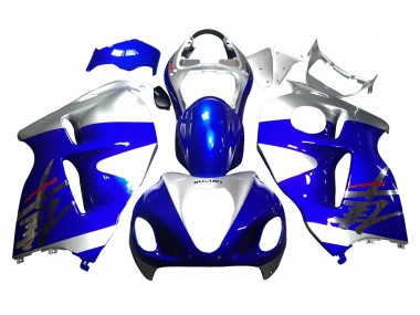 1996-2007 Suzuki GSXR 1300 Hayabusa Motorcycle Fairings - Blue Silver Hayabusa Canada for Sale
