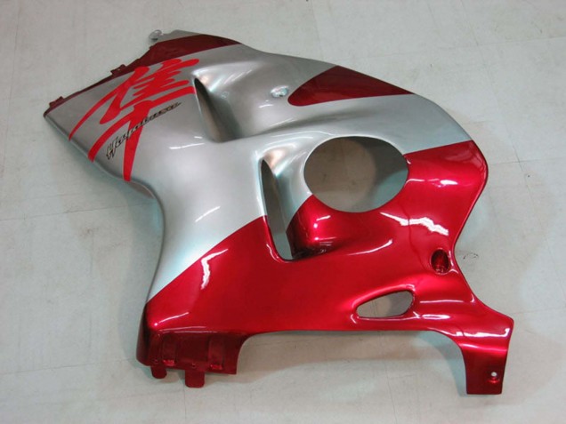 1996-2007 Suzuki GSXR 1300 Hayabusa Motorcycle Fairings - Silver Red Hayabusa Canada for Sale