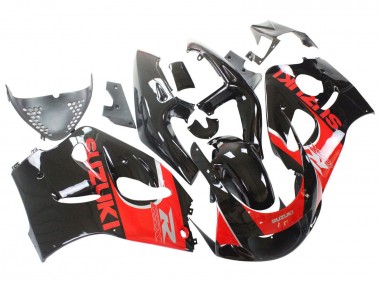 1996-2000 Suzuki GSXR 600 / GSXR 750 Motorcycle Fairings - Black Red Canada for Sale