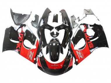 1996-2000 Suzuki GSXR 600 / GSXR 750 Motorcycle Fairings - Black Red Canada for Sale