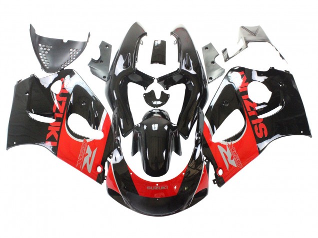 1996-2000 Suzuki GSXR 600 / GSXR 750 Motorcycle Fairings - Black Red Canada for Sale